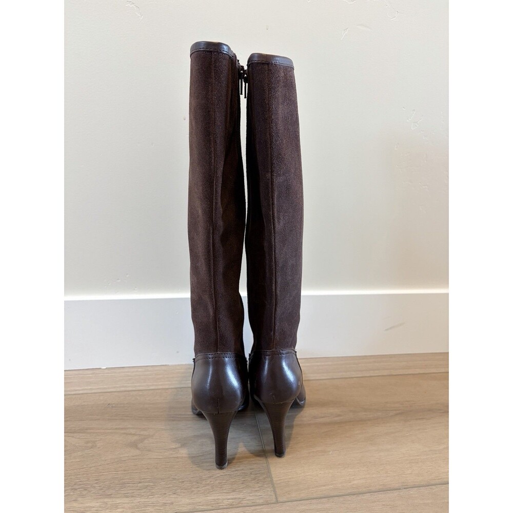 Lauren Ralph Lauren Women's Bryce Brown Suede Leather Boot 8 B - Picture 4 of 9